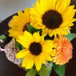 経堂整体院より頂いたひまわり